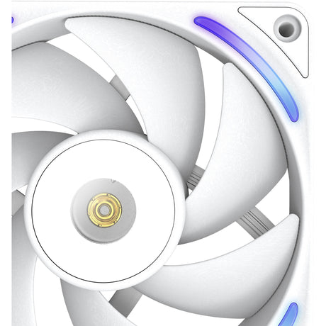 Wentylator obudowy Nzxt f120x rgb (biały, 120 x 120 x 30 mm, pwm)
