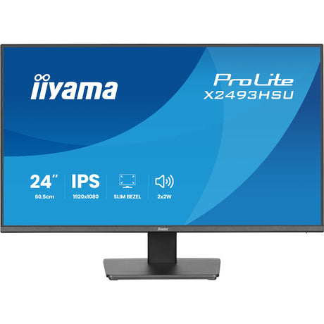 Monitor Iiyama prolite x2493hsu-b1 23.8 (czarny (matowy), 120 Hz, HDMI, Display Port, USB, audio)