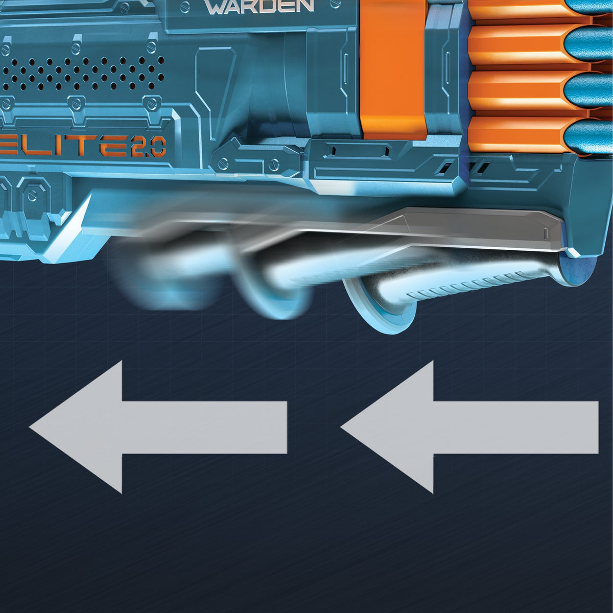 Pistolet blasterowy Nerf Hasbro Nerf Elite 2.0 Warden DB-8