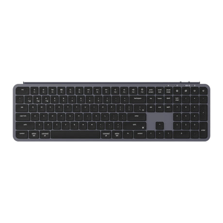 Klawiatura Keychron b6 pro-k1 (czarna, układ US (QWERTY), przełączniki nożycowe, 100%, abs, 2,4 GHz | bluetooth 5.2 | USB-C)