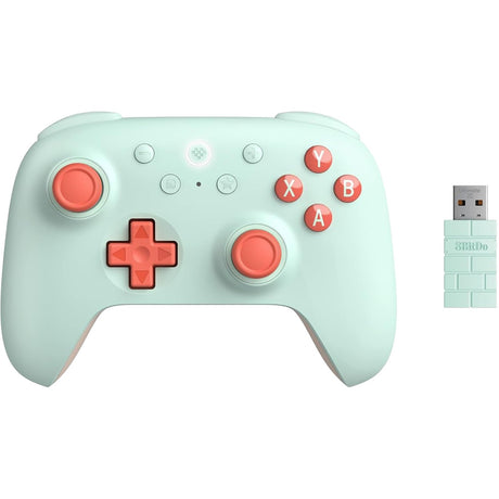 Bezprzewodowy gamepad 8bitdo Ultimate 2c (miętowy pomarańczowy)
