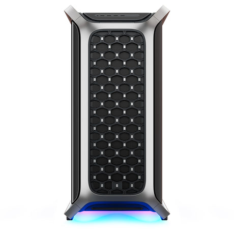 Cooler master cosmos alpha big tower behuizing (zwart zilver | 4x usb-a | 2x usb-c | rgb | tempered glass)