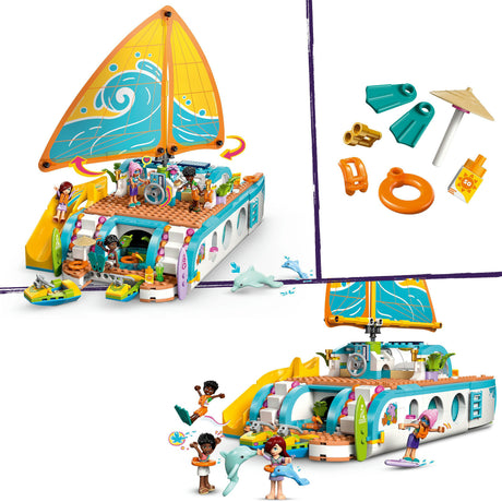 Lego Friends Wycieczka łodzią przygodowa zabawka dla dzieci - 42664