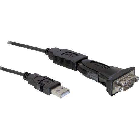 Delock Adapter USB > szeregowy (czarny, 0,8 metra)