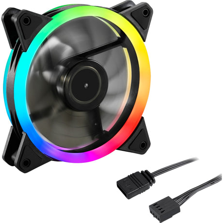 Wentylator obudowy Sharkoon Shark Blade PWM RGB (czarny, 120 x 120 x 25 mm)