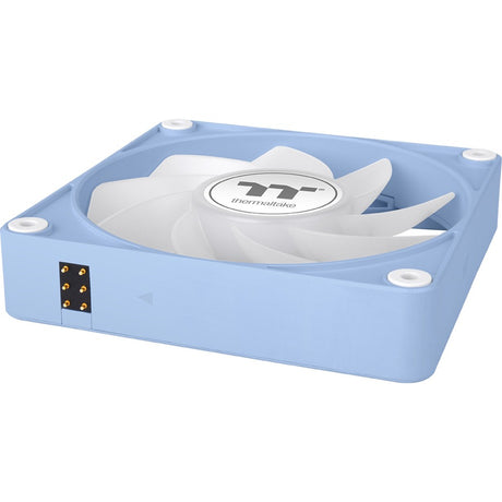 Thermaltake ct120 ex Reverse argb Sync wentylator chłodzący do komputera hortensja niebieska (zestaw 3 wentylatorów) wentylatory do obudowy (jasnoniebieski, 3 sztuki, 120 x 120 x 25 mm, pwm)