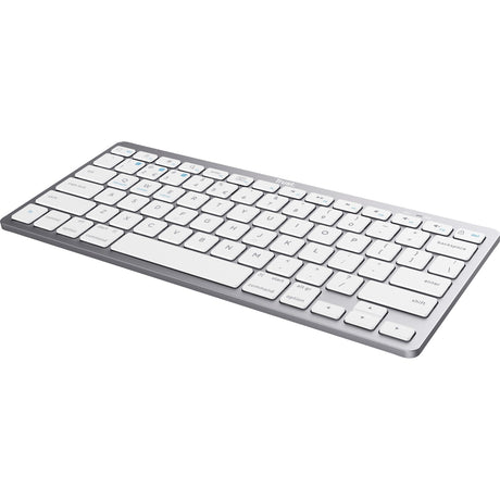 Bezprzewodowa klawiatura Bluetooth Trust (szara, układ US (QWERTY), przełączniki nożycowe, 85%, Bluetooth 4.0)