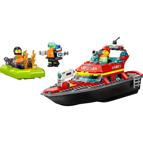Lego City – strażacka łódź ratunkowa dla dzieci – 60373