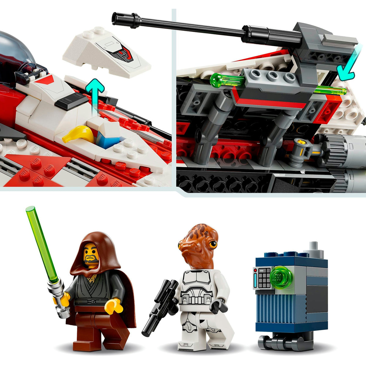 Lego Star Wars 75388 Myśliwiec Jedi Bobs