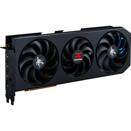 Karta graficzna Powercolor Radeon RX 9070 Gre Hellhound 12 GB GDDR6 (czarna, RDNA4, 3x Display Port, 1x HDMI 2.1)