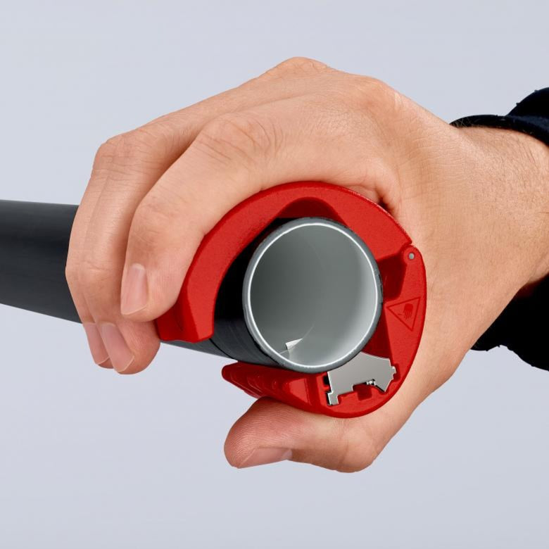 Obcinak do rur Knipex bix 90 22 10 bk (czerwony niebieski)