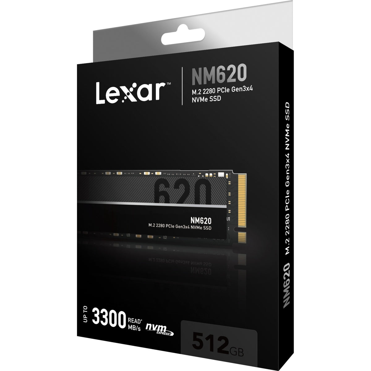 Lexar nm620, 512 GB SSD (PCIe 3.0 x4, NVME 1.4, m.2 2280)