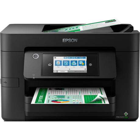 Epson Worker Pro wf-4820dwf Uniwersalna drukarka atramentowa z funkcją faksu (czarny, skanowanie, kopiowanie, faks, LAN, Wi-Fi)