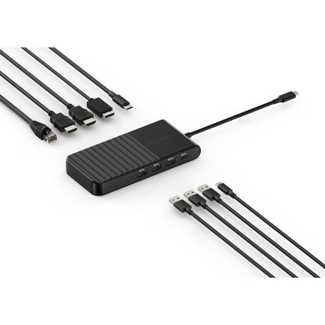 Mobilna stacja dokująca Kensington UH1500P EQ USB-C 5 Gb/s z potrójnym wideo, bez sterownika (czarna)