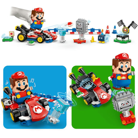 Lego® Super Mario™: Mario Kart™ — Interaktywny® Mario™ i standardowy gokart — 72043