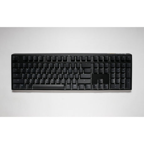 Ducky one 3 classic, klawiatura (czarno-biała, układ amerykański, cherry mx red, dioda rgb, double-shot pbt, hot-swap, mechanika szarlatana)