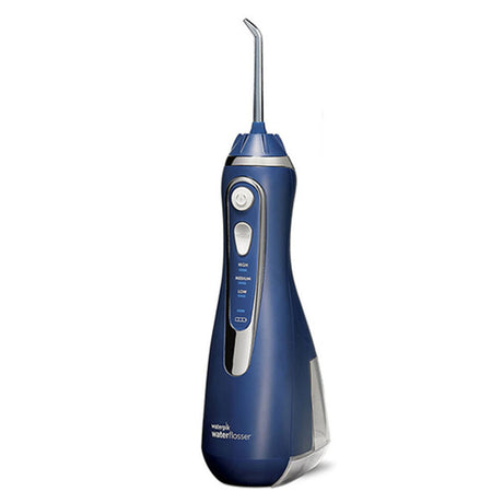 Waterpik WP-583 bezprzewodowy zaawansowany niebieski do pielęgnacji jamy ustnej (niebieski)