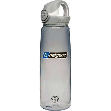 Butelka Nalgene z blokadą na górze, butelka do picia 700 ml (szara przezroczysta)