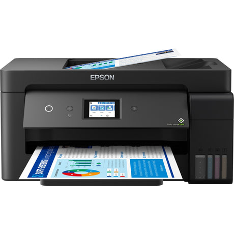 Uniwersalna drukarka atramentowa Epson ecotank et-15000 z funkcją faksu (czarny, skanowanie, kopiowanie, faks, LAN, Wi-Fi)
