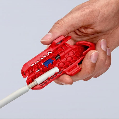 Uniwersalne narzędzie do demontażu Knipex - ergostrip lewy - czerwony