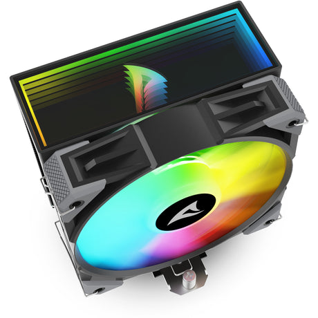 Chłodnica procesora Sharkoon a50 rgb (czarna, 4-pinowe złącze wentylatora pwm)
