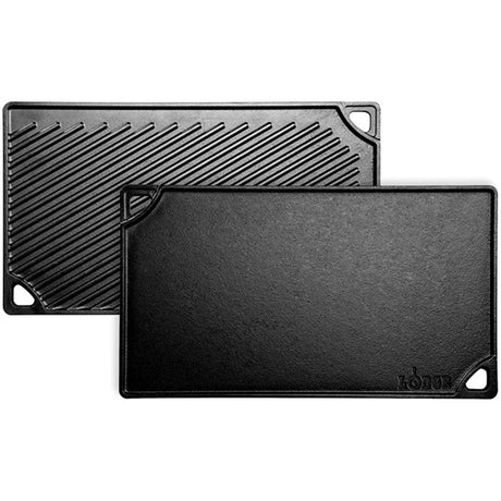 Dwustronna płyta grillowa Lodge LDP3 (czarna, 42 cm x 24 cm)