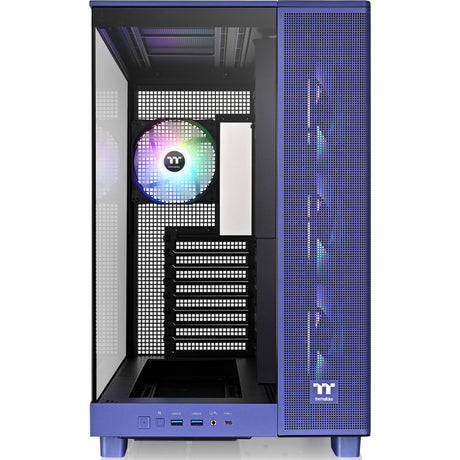 Obudowa Thermaltake View 380 XL TG ARGB Future Dusk Midi Tower (fioletowy | 2x USB-A | 1x USB-C | RGB | Okno)