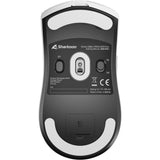 Mysz do gier Sharkoon Fireglider One (biała, 400–12 000 dpi, 2,4 GHz USB)