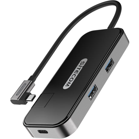 Adapter Sitecom USB-C na HDMI + Gigabit LAN (czarny)