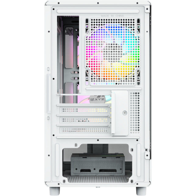 Obudowa Xyz pc gear atom midi tower (biała | 2x USB-A | 1x USB-C | szkło hartowane)