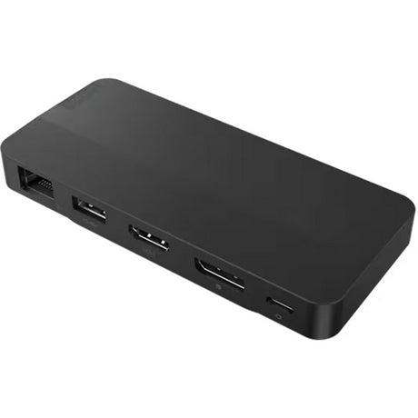 Stacja dokująca podróżna Lenovo USB-C na 2 ekrany (z adapterem) stacja dokująca (czarna)