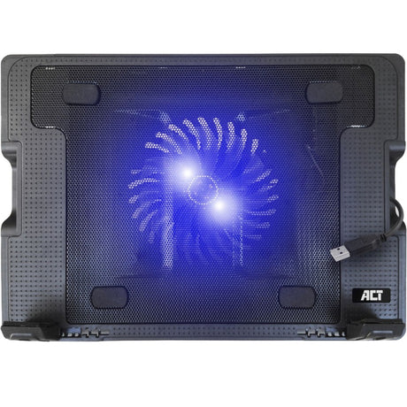 Act stojak na laptopa ac8110 czarne aluminium, tworzywo sztuczne
