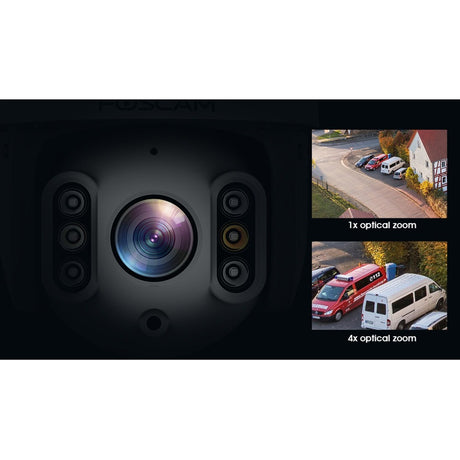 Foscam SD8P, dwuzakresowa zewnętrzna kamera bezpieczeństwa PTZ 4K 8MP WiFi (biała)