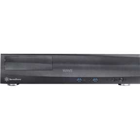 Obudowa desktopowa Silverstone milo ml03b (czarna | 2x USB-A)