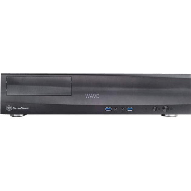 Obudowa desktopowa Silverstone milo ml03b (czarna | 2x USB-A)