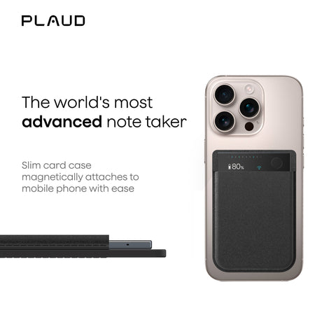Dyktafon Plaud Note Pro (czarny, 64 GB, Bluetooth (BLE 5.4), dwuzakresowe Wi-Fi (2,4 GHz 5 GHz))