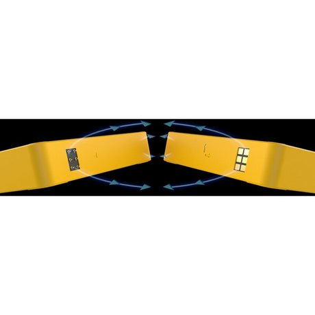 Thermaltake ct120 ex Reverse Argb Sync Wentylator chłodzący komputer Bumblebee (zestaw 3 wentylatorów) Wentylatory obudowy (żółty, 3 sztuki, 120 x 120 x 25 mm, pwm)