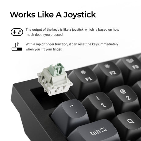 Keychron q3 he 8k klawiatura z przełącznikiem magnetycznym (biała, układ amerykański (qwerty), ultraszybka wapna, 80% (tkl), rgb, hot swap, 8k)