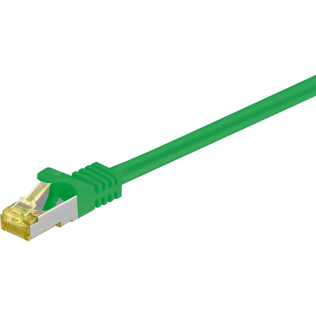 Kabel sieciowy Goobay rj-45 kat.6a s ftp (pimf), z kat.7 (zielony, 0,25 m)