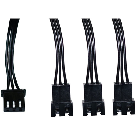 Alphacool cyfrowy kabel RGB LED Y 3-żyłowy ze złączem męskim JST (czarny, 60cm)