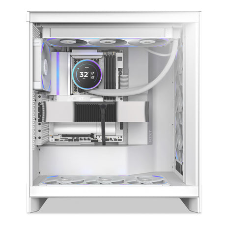 Nzxt f360x rgb case fans (wit, 3 stuks, 360 x 120 x 30 mm, pwm)