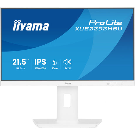 Monitor Iiyama prolite xub2293hsu-w7 21,5 (biały (matowy), HDMI, Display Port, 2x USB-A)