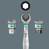 Wera 9608 cap pasek magnetyczny b impaktor imperial 1 klucz nasadowy (czarny zielony, 9 sztuk)