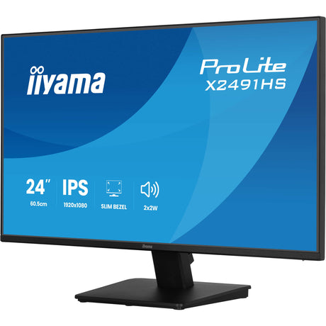Monitor Iiyama prolite x2491hs-b1 23.8 (czarny, 120 Hz, HDMI, Display Port, audio)