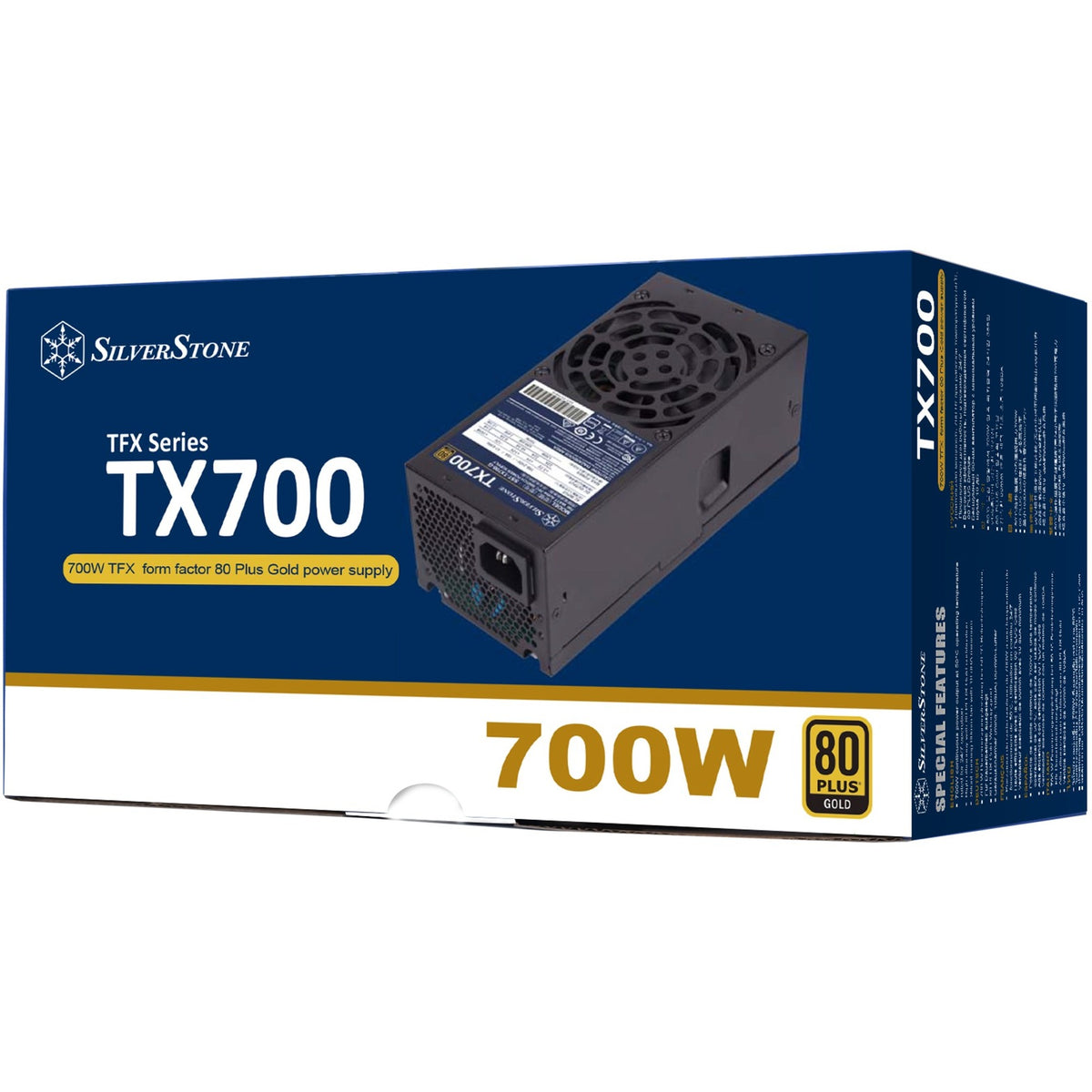 Zasilacz Silverstone sst-tx700-g 700 W (czarny, 4x pcie)