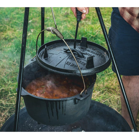 Patelnia do gotowania The Windmill Dutch Oven 9 qt (czarna, ø 31,5 cm | 8,5 litra)