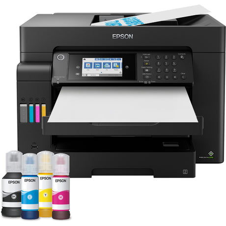 Uniwersalna drukarka atramentowa Epson ecotank et-16605 z funkcją faksu (czarny, USB, WLAN, skanowanie, kopiowanie, faks)