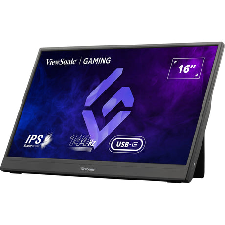 Przenośny monitor do gier Viewsonic vx1654 16 (czarny, 1x micro HDMI, USB-C, dźwięk, 144 Hz)