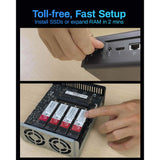 Terramaster f8 SSD NAS (czarny, 1x 10GBE, HDMI, USB)