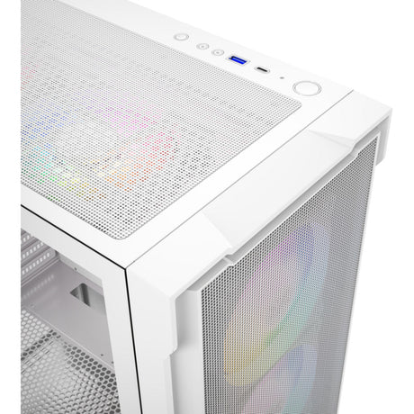 Obudowa Xyz PC Gear Airone 300-X Mesh Midi Tower (biała | 1x USB-A | 1x USB-C | Szkło hartowane)